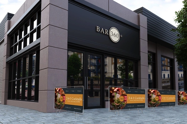 Printed Outdoor Barrier