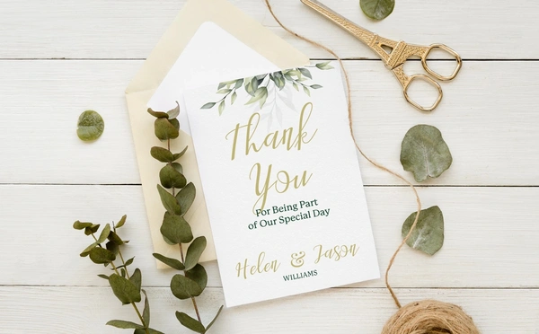 Wedding thank you
